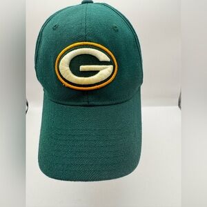 Green Bay Packers Green Vintage Team NFL Adjustable Strapback Cap/Hat